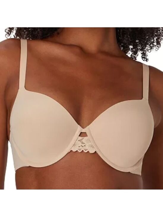 Maidenform Other - MAIDENFORM One Fab Fit 2.0 T-Shirt Shaping Extra Coverage Underwire Bra Nude 42D